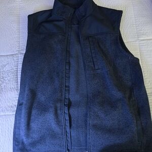 Men's Navy Blue Fleece Vest